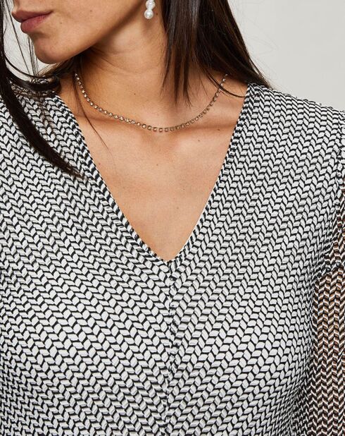 Robe Yams noir/blanc