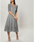 Robe Yams noir/blanc