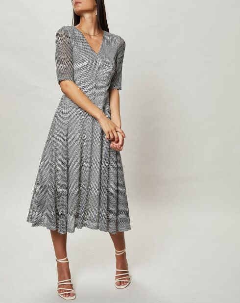 Robe Yams noir/blanc