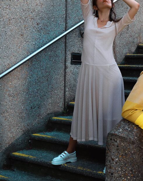 Robe Yams noir/blanc