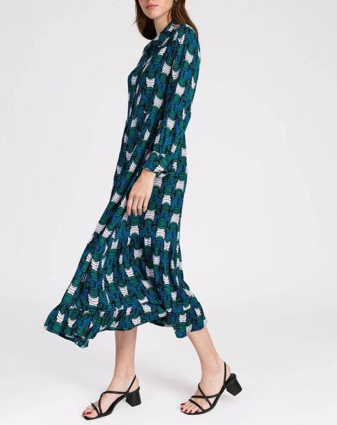 Marineblauwe jurk Octavie Gary