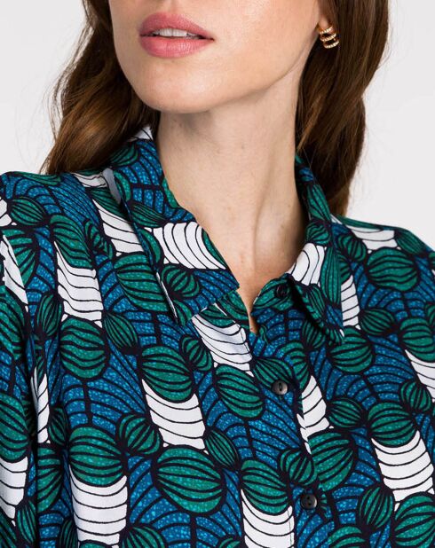 Marineblauwe jurk Octavie Gary