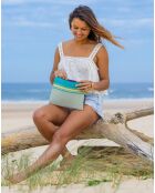 Pochette de plage Maldives kaki  - 28x21 cm