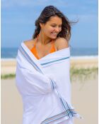 Tovagliolo Kikoy Seychelles bianco - 165x95 cm