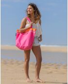 Sac de plage Diani rose - 44x54x22 cm