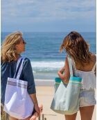 Sac de plage Maldives kaki  - 44x54x22 cm