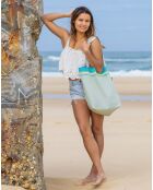 Sac de plage Maldives kaki  - 44x54x22 cm