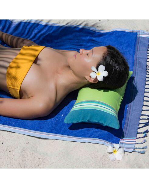 Cuscino da spiaggia Ile de Re verde - 26x40 cm