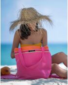 Sac de plage Diani rose - 44x54x22 cm