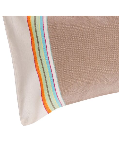 Cojín de playa Nomad marrón - 26x40 cm