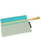 Pochette de plage Maldives kaki  - 28x21 cm