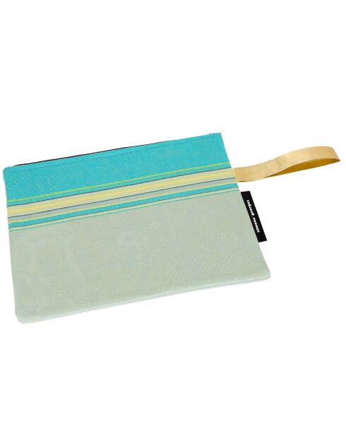 Pochette de plage Maldives kaki  - 28x21 cm