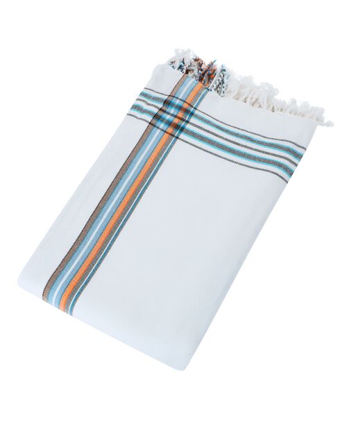 Tovagliolo Kikoy Seychelles bianco - 165x95 cm