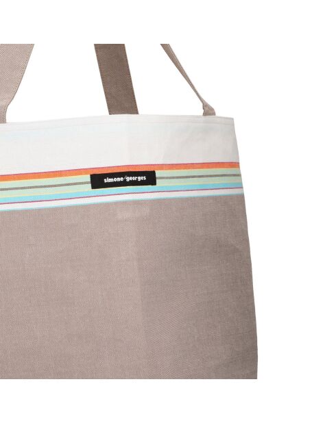 Sac de plage Nomad marron - 44x54x22 cm