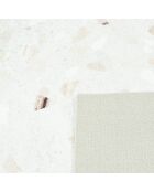 Tapis de salle de bain almafie crème - 60x130 cm