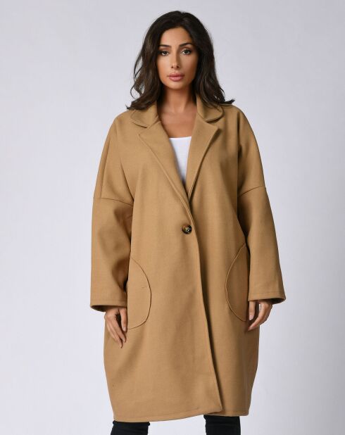 Manteau Gaella camel