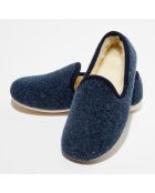 Chaussons charentais fourrés en Laine marine