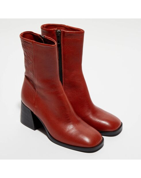 Bottines en Cuir Frida - Talon 6.5 cm