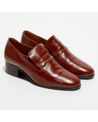 Mocassins en Cuir Montana marron