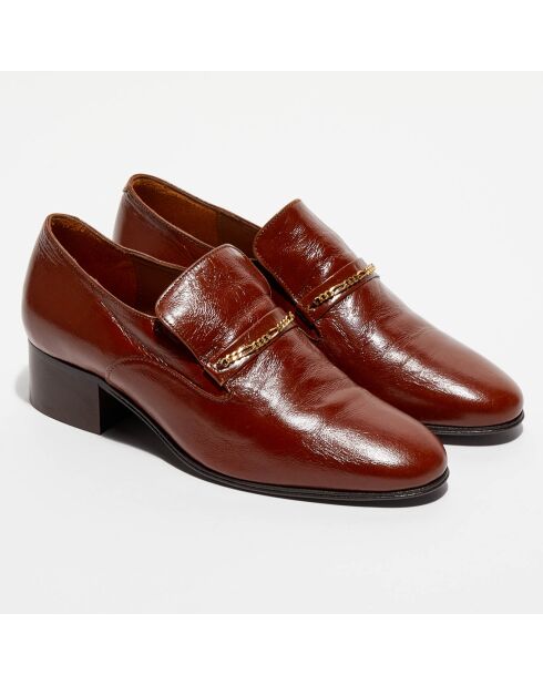 Mocassins en Cuir Montana marron