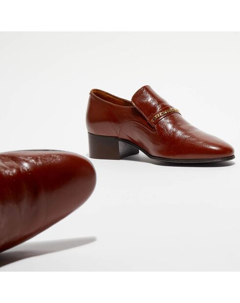 Mocassins en Cuir Montana marron