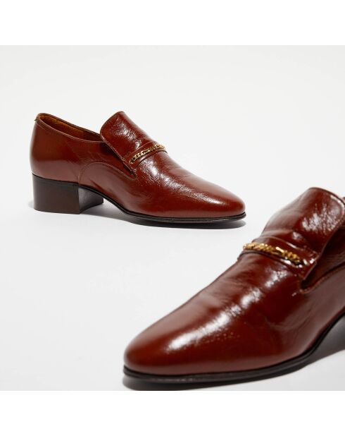 Mocassins en Cuir Montana marron