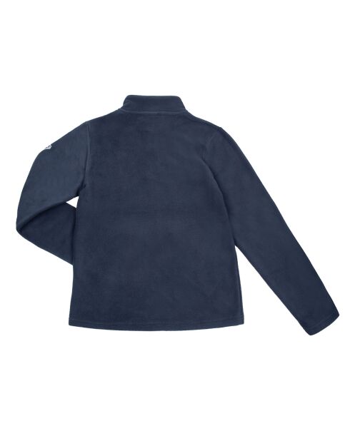 Donkerblauwe fleece met halve ritssluiting Crolles