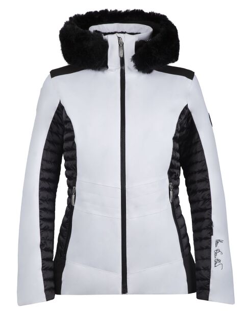 Veste de ski Camille Ff blanc/noir