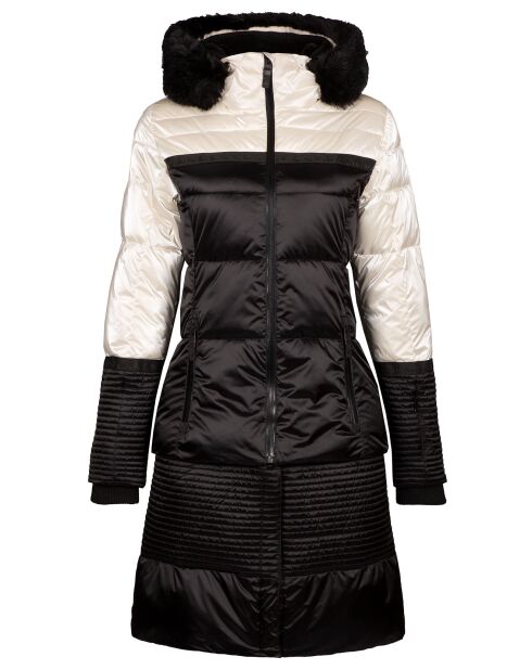 Parka Coralie Ff noir/crème