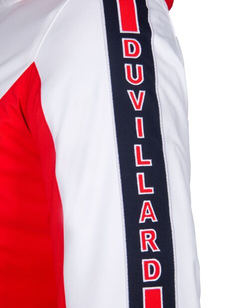 Veste de ski Droites rouge/blanc