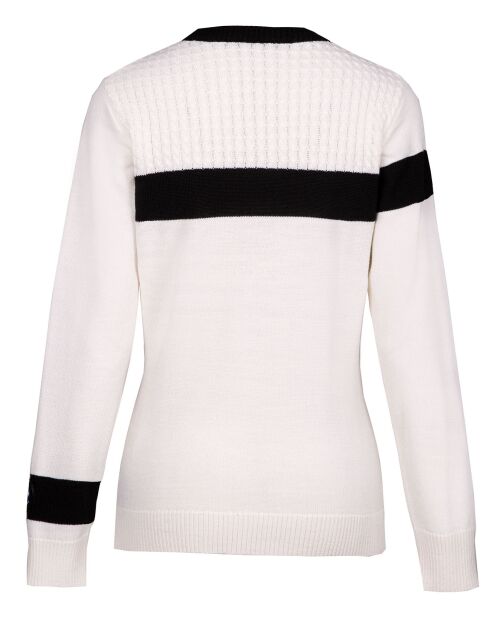 Witte trui van wolmix Plume Hd