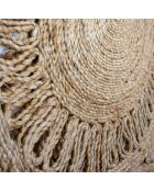 Tapis en jute tissé main jerico beige - 90x150 cm