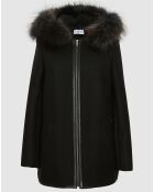 Duffle-coat en Laine mélangée Max noir