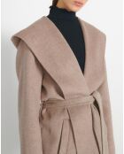 Manteau en Laine mélangée Mysteria beige chiné