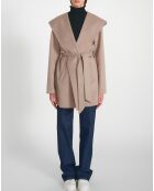 Manteau en Laine mélangée Mysteria beige chiné