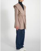 Manteau en Laine mélangée Mysteria beige chiné