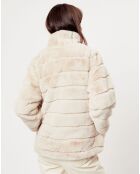 Veste en Fausse Fourrure Irina beige