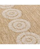Tapis nature blanc - 160x160 cm