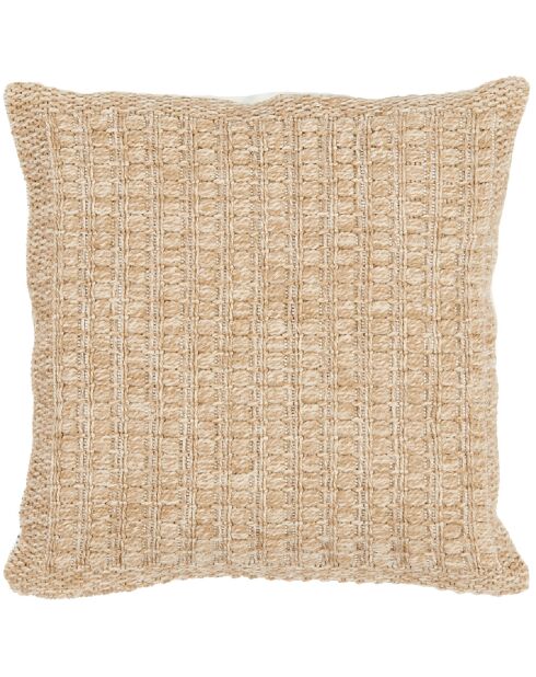 Housse de coussin nature beige - 50x50 cm