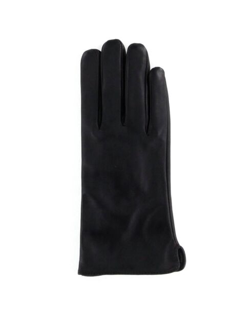 Gants en Cuir d'Agneau Femme noirs