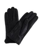 Gants en Cuir d'Agneau Coututr noirs