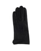 Gants en Cuir d'Agneau Coututr noirs