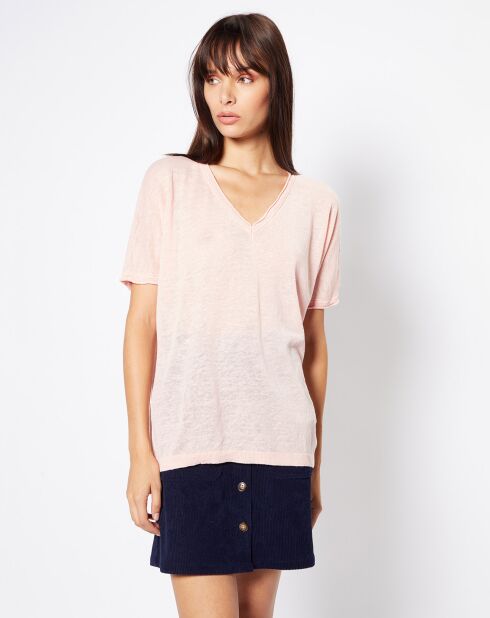 Pull en Lin & Coton Lelena blossom