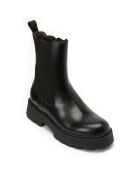 Boots en Cuir Justine noires