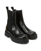 Boots en Cuir Justine noires