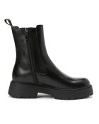 Boots en Cuir Justine noires