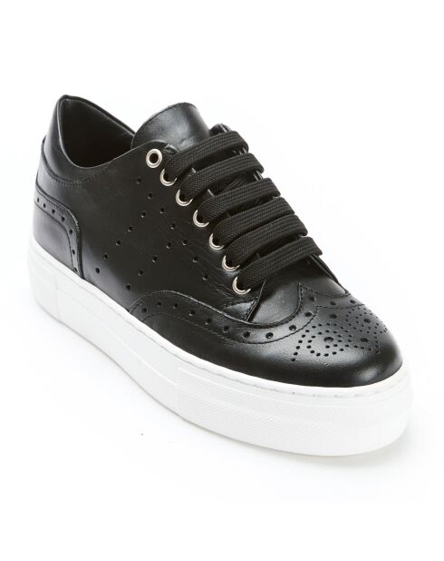 Sneakers en Cuir Mia noires