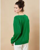 Pull en Laine mélangée Odeline chlorophylle