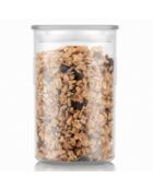 Presso transparentes Aufbewahrungsglas mit luftdichtem Deckel — 0,6 l