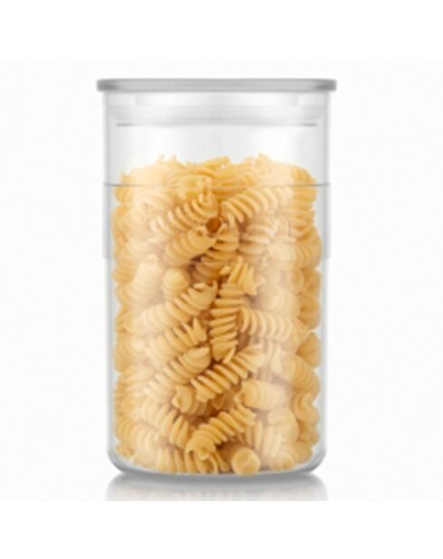 Presso transparentes Aufbewahrungsglas mit luftdichtem Deckel — 1 l